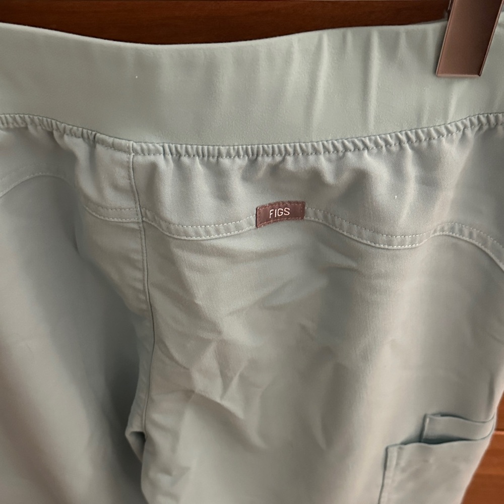 Figs Teal Drawstring Scrub Pants - image 4